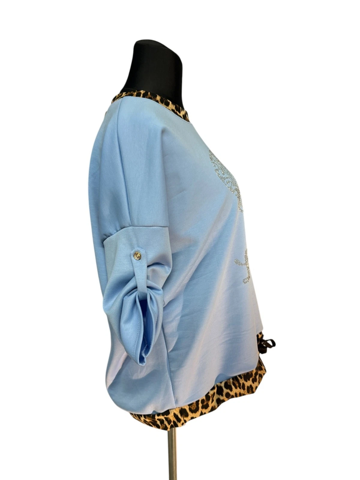 Damen Pullover Glitzer Le Love — Oversize Tunika 44–48