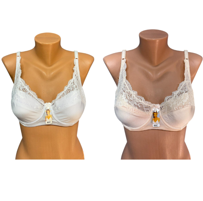 Damen BH mit Bügel & Spitze — Soft-BH 80–100 A–D
