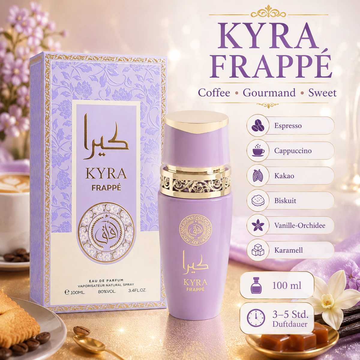 Kyra Damen Parfum Eau de Parfum 100ml Kyra & Frappé orientalisch süß