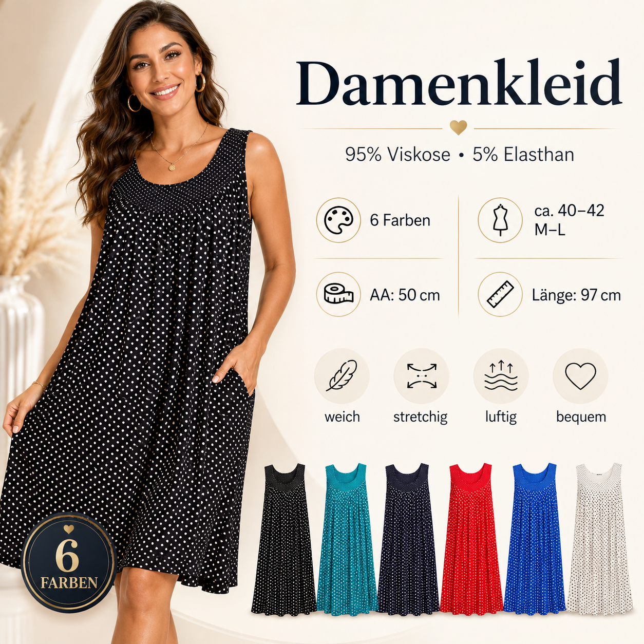 Damenkleid "Dots"