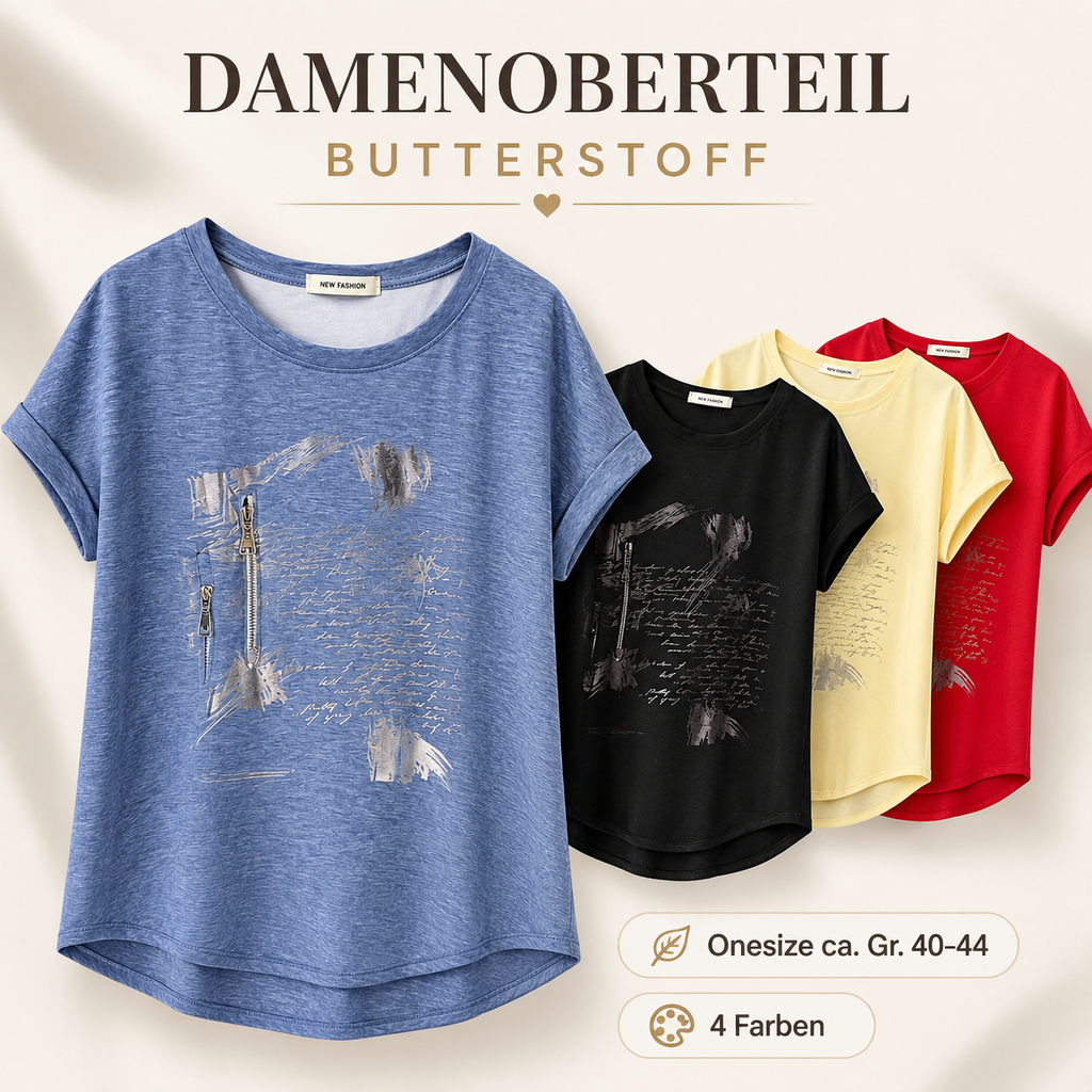 Damenoberteil "Double Zipp"