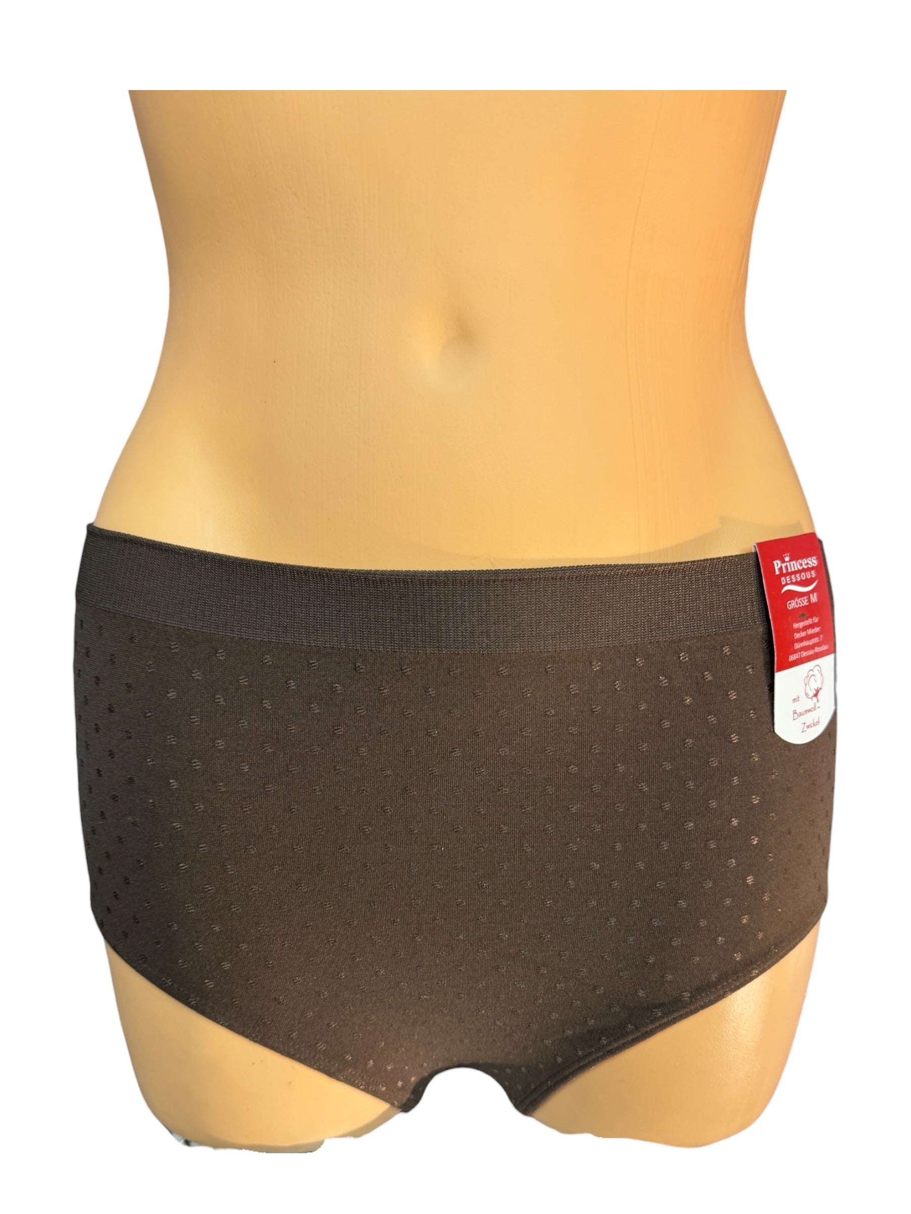 Damen Slip Seamless gepunktet — Komfort-Panty S bis 2XL
