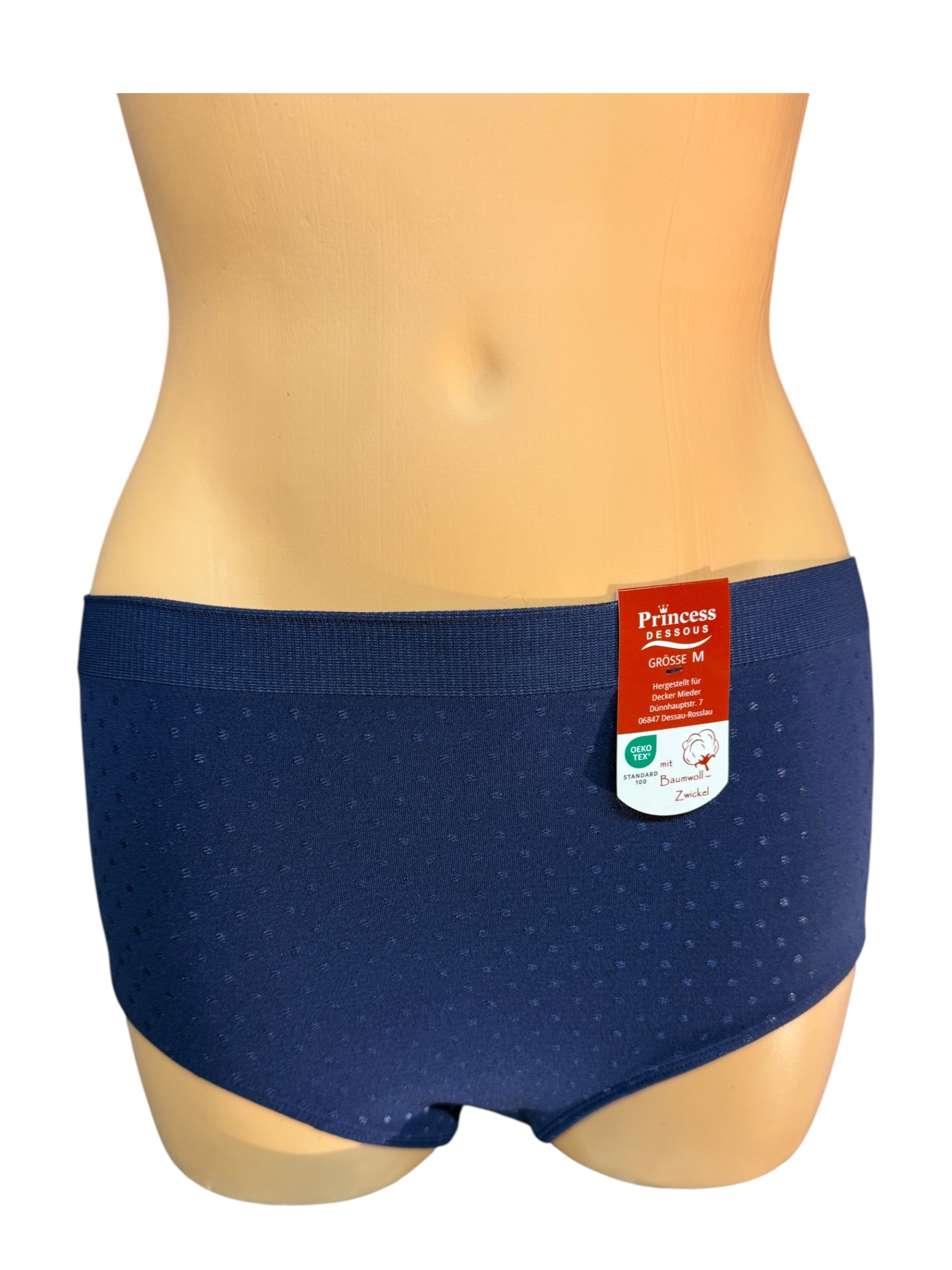 Damen Slip Seamless gepunktet — Komfort-Panty S bis 2XL