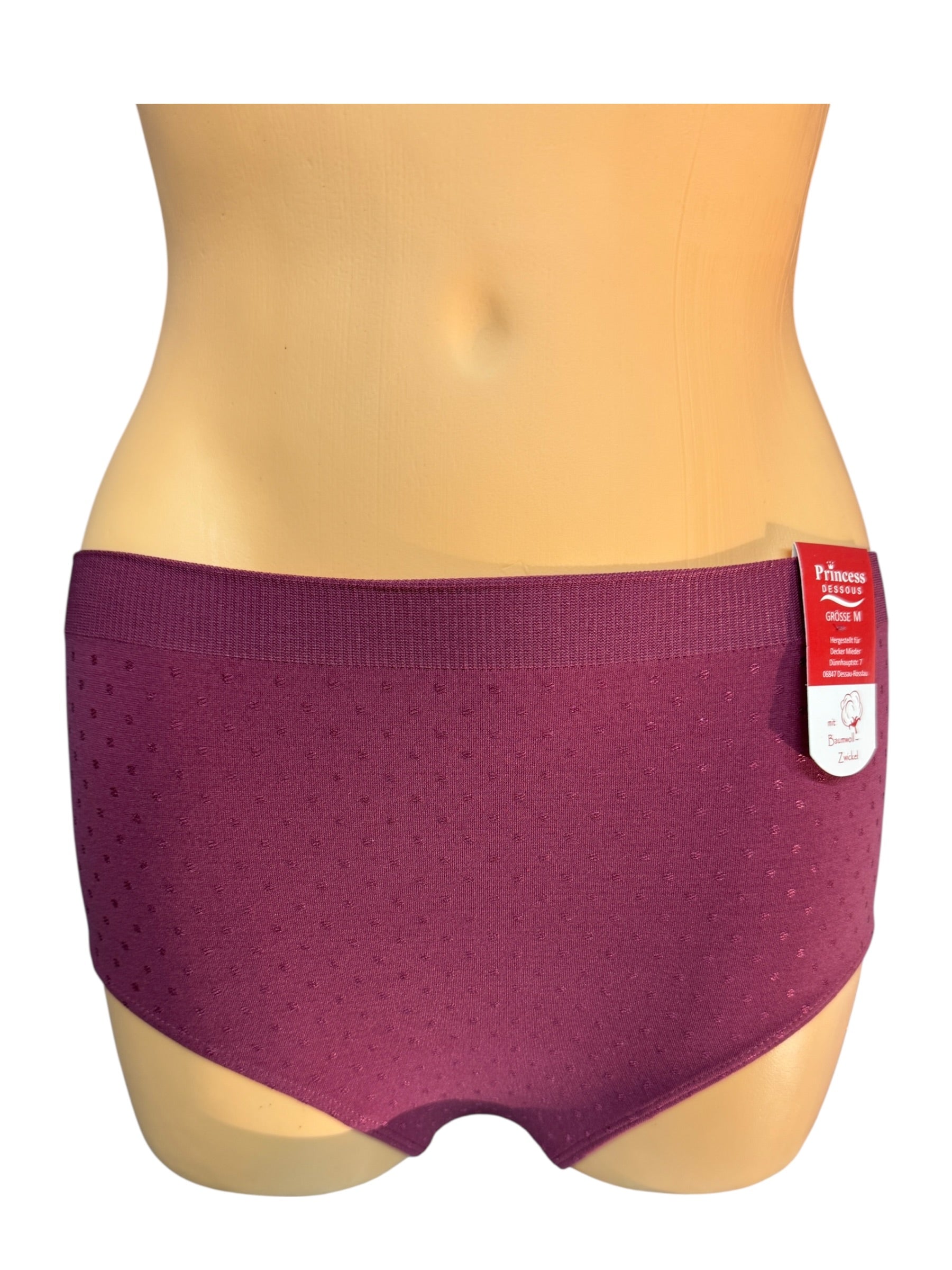 Damen Slip Seamless gepunktet — Komfort-Panty S bis 2XL