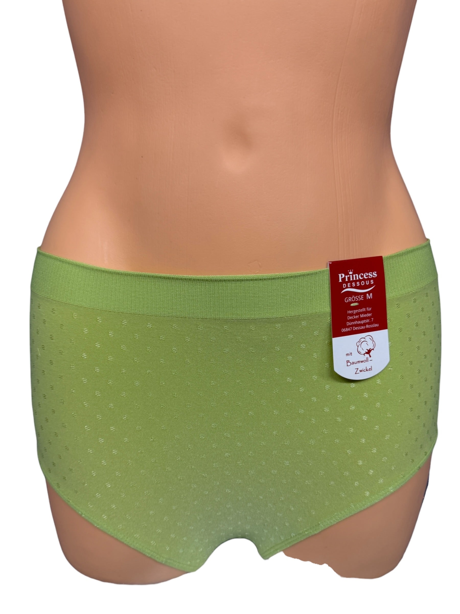 Damen Slip Seamless gepunktet — Komfort-Panty S bis 2XL