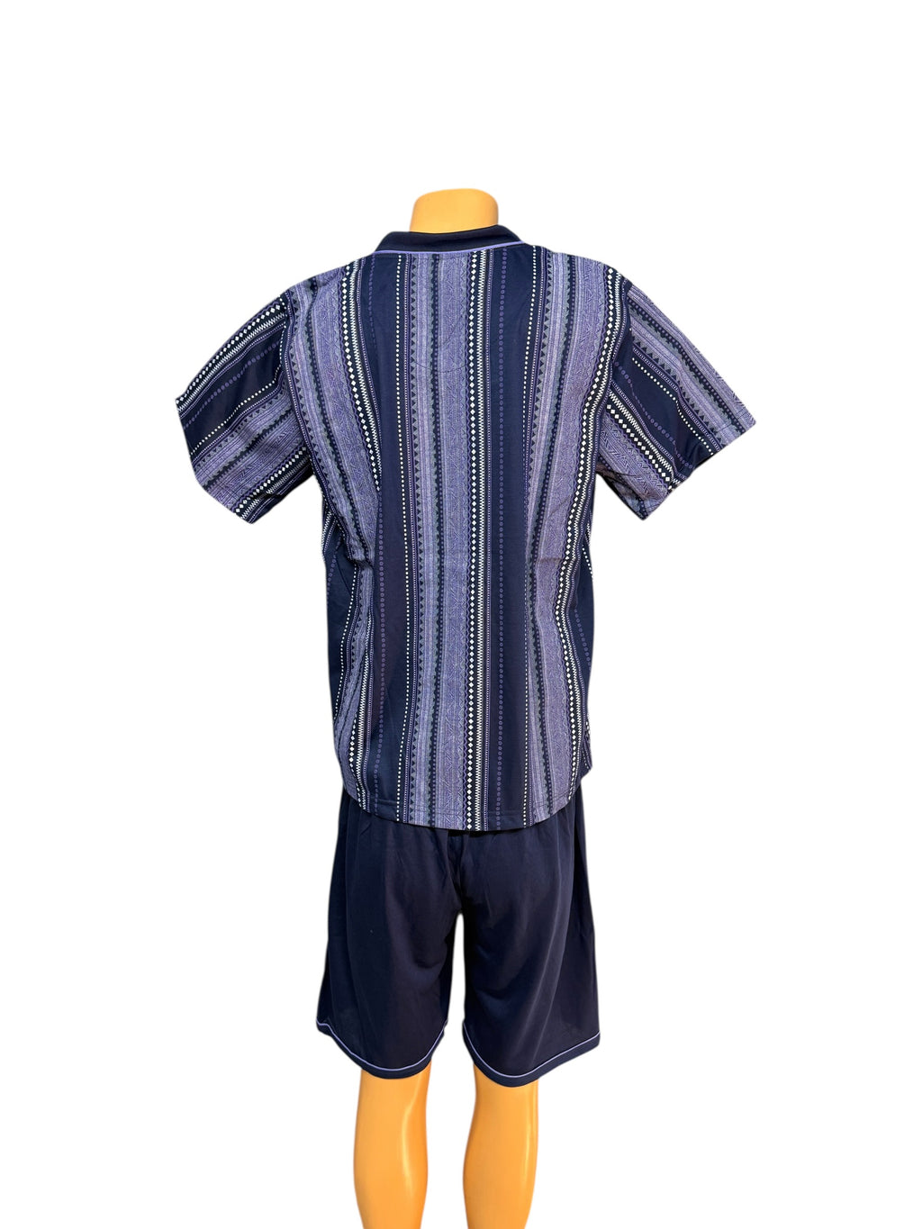 Herren Schlafanzug Kurz Pyjama Baumwolle — Sommer M bis 2XL