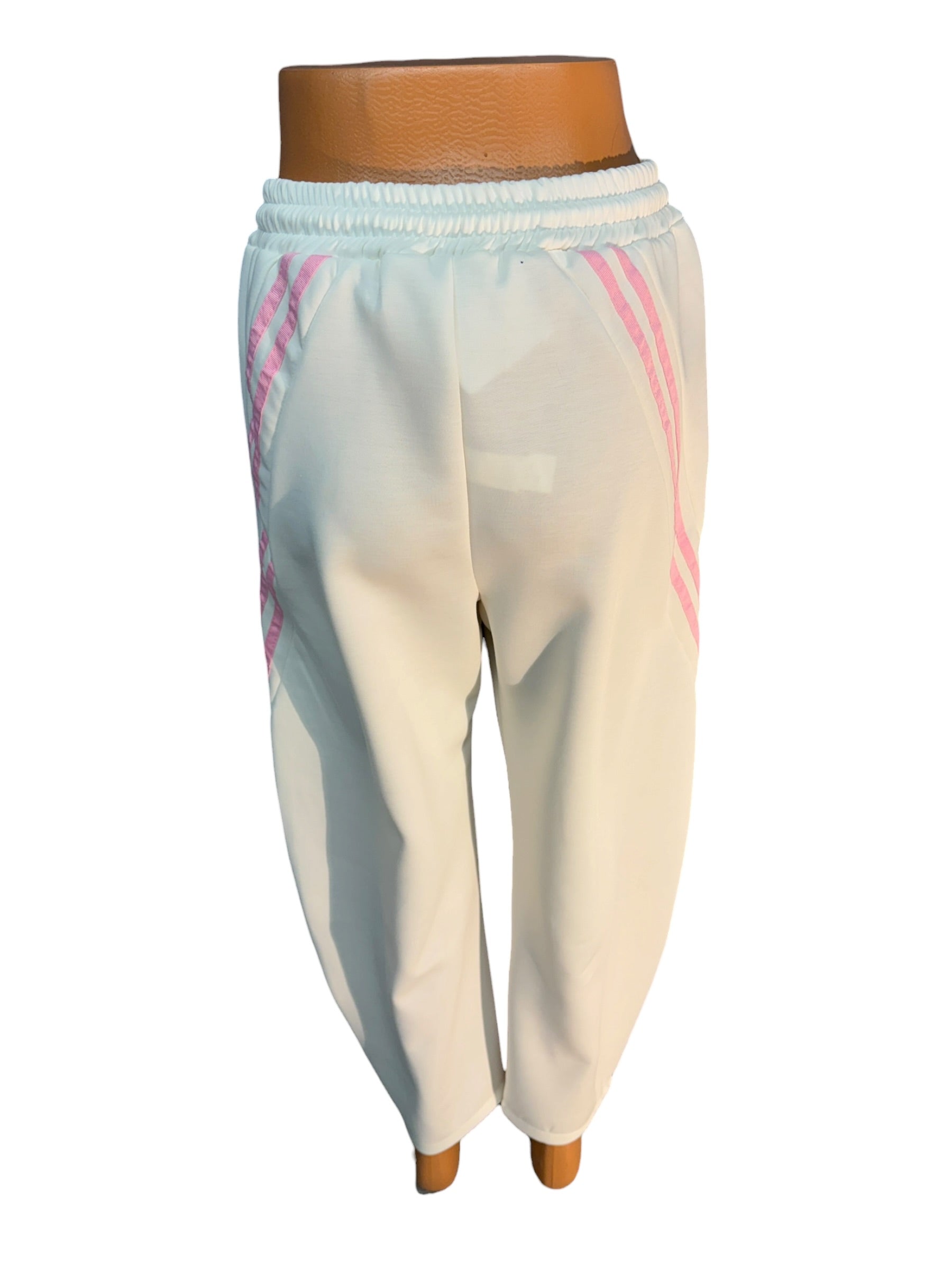 Damen Jogginghose Italien — Viscose Streifen Freizeithose One Size