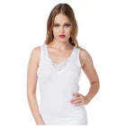 2er Pack Damen Unterhemd Baumwolle Top Spaghettiträger/Breitträger 36-58 S-3XL