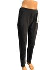Damen Stretch-Hose Schwarz Elegant — Freizeit & Büro