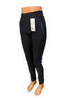 Damen Stretch-Hose Schwarz mit Reißverschluss — Elegant & Modern
