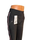Fitness-Leggings Schwarz Rot Weiß Streifen — Sport & Freizeit - S-2XL