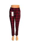 Karierte Leggings Tartan-Look — Stretch Fashion Hose