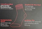 Diabetiker Socken ohne Gummi — Komfortsocken Baumwolle 39–46