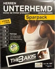 Herren Unterhemd 4er-Pack Baumwolle Feinripp Weiß — ohne Naht S–3XL