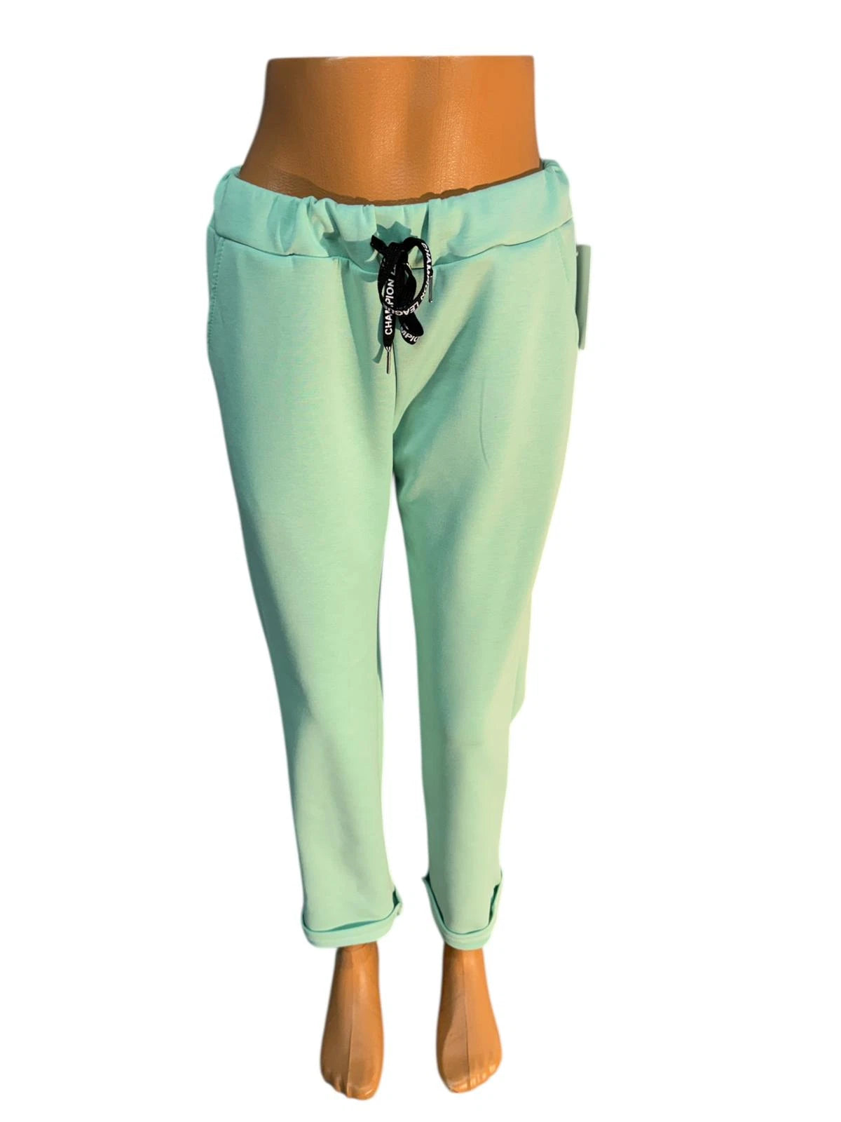 Damen Sommerhose Jogger One Size — elastisch mit Taschen