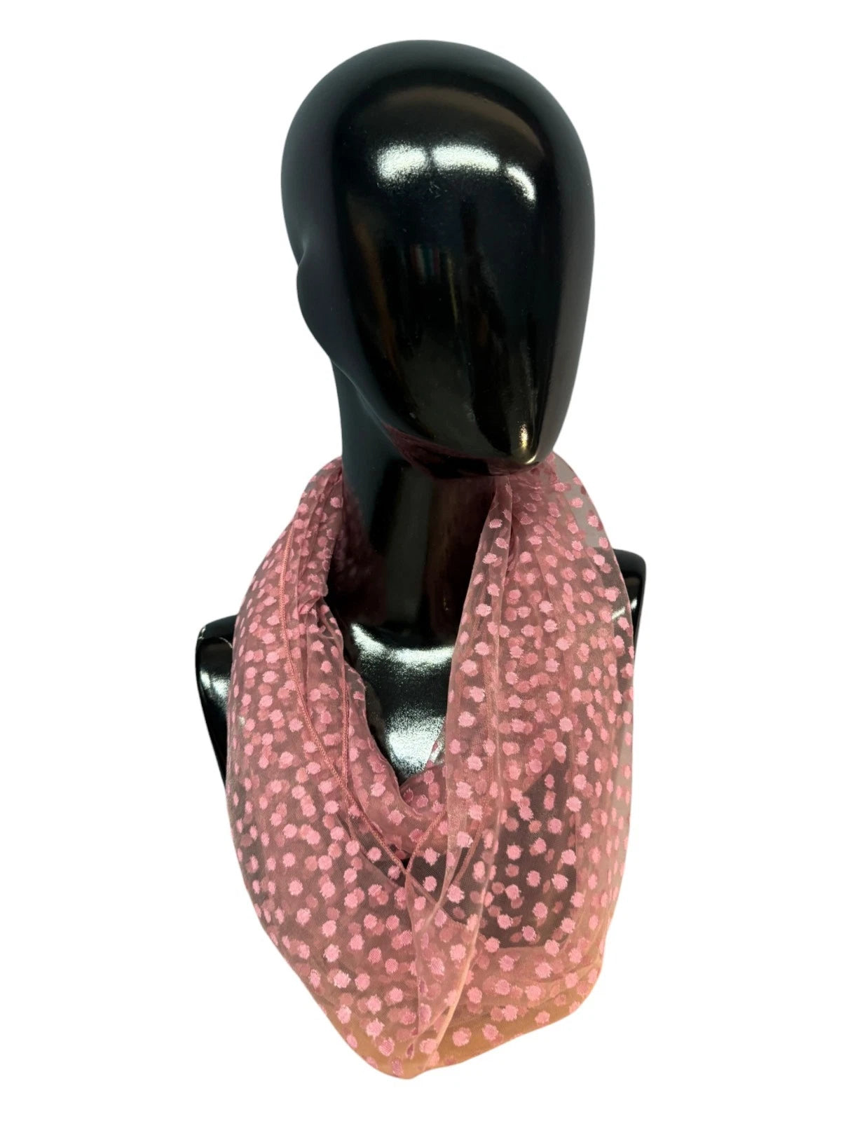 Damen Loop Schal gepunktet — Rundschal weich leicht viele Farben