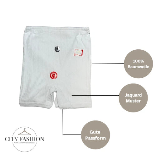 Damen Panty mit Bein 3er-Pack Baumwolle — Boxerslip Gr. 36–58