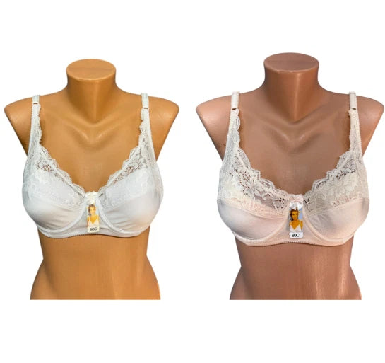 Damen BH mit Bügel & Spitze — Soft-BH 80–100 A–D