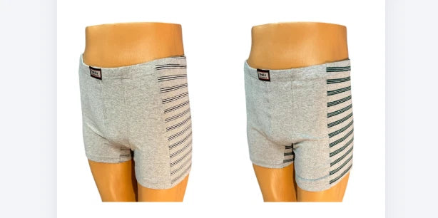 Herren Boxershorts 2er-Pack Baumwolle — Retroshorts Weiß