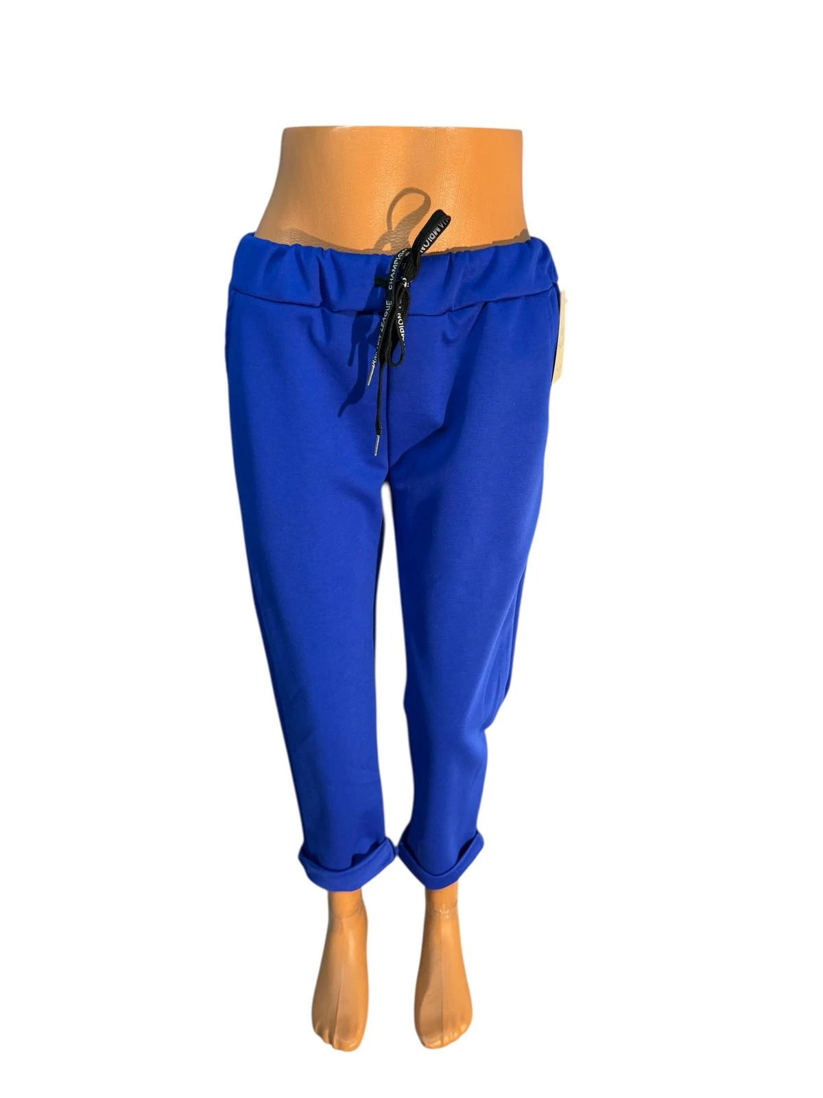 Damen Sommerhose Jogger One Size — elastisch mit Taschen