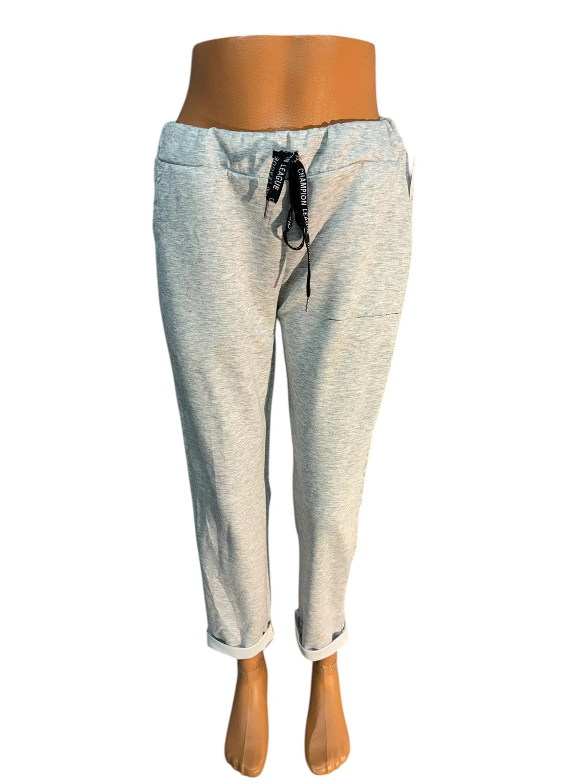 Damen Sommerhose Jogger One Size — elastisch mit Taschen