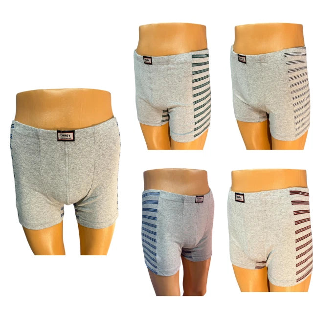 Herren Boxershorts 2er-Pack Baumwolle — Retroshorts Weiß
