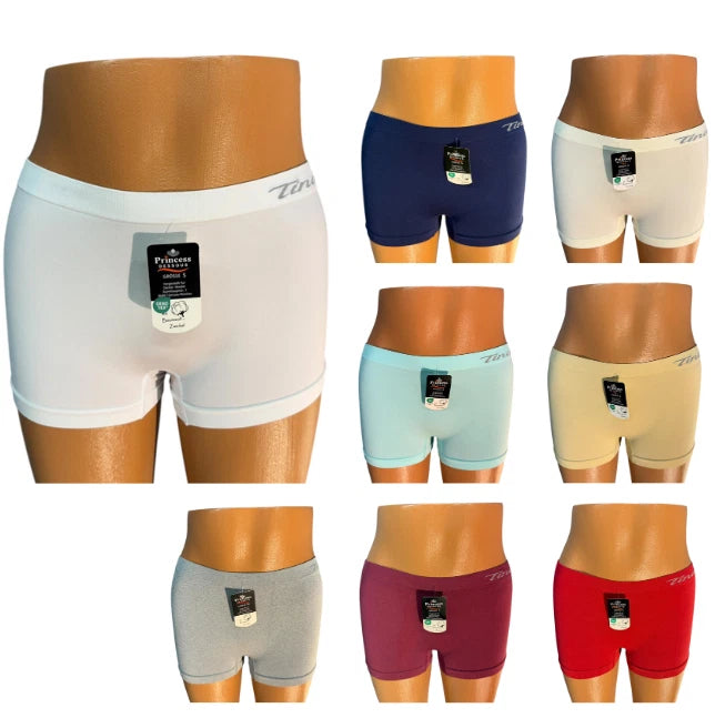Damen Seamless Panty Boxershort Nahtlos Unterhose Stretch Komfort S–2XL