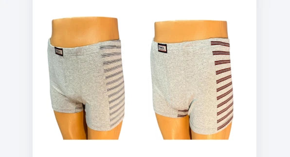 Herren Boxershorts 2er-Pack Baumwolle — Retroshorts Weiß