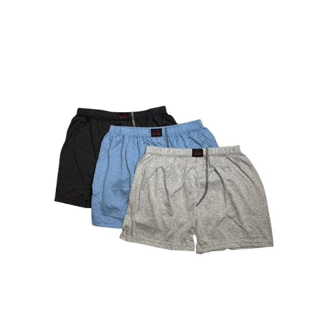 Herren Boxershorts 3er-Pack Baumwolle — ohne Eingriff S–6XL