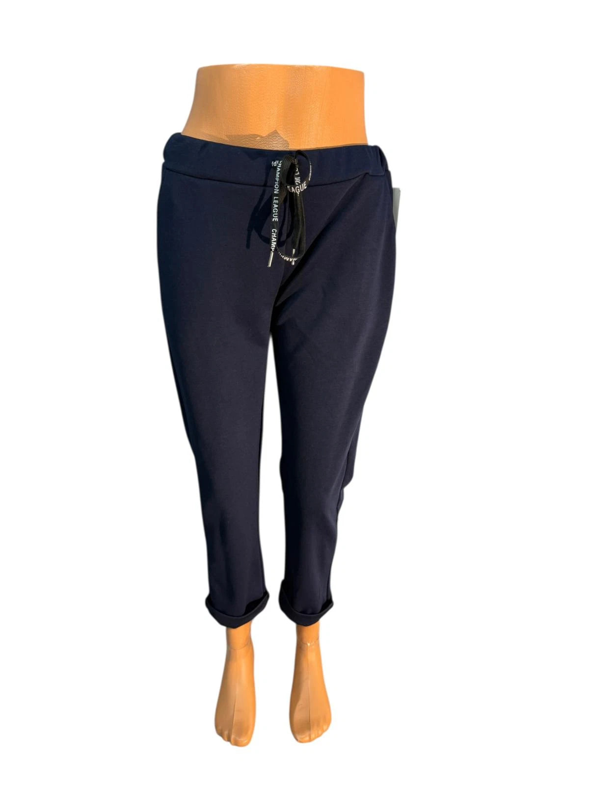 Damen Sommerhose Jogger One Size — elastisch mit Taschen