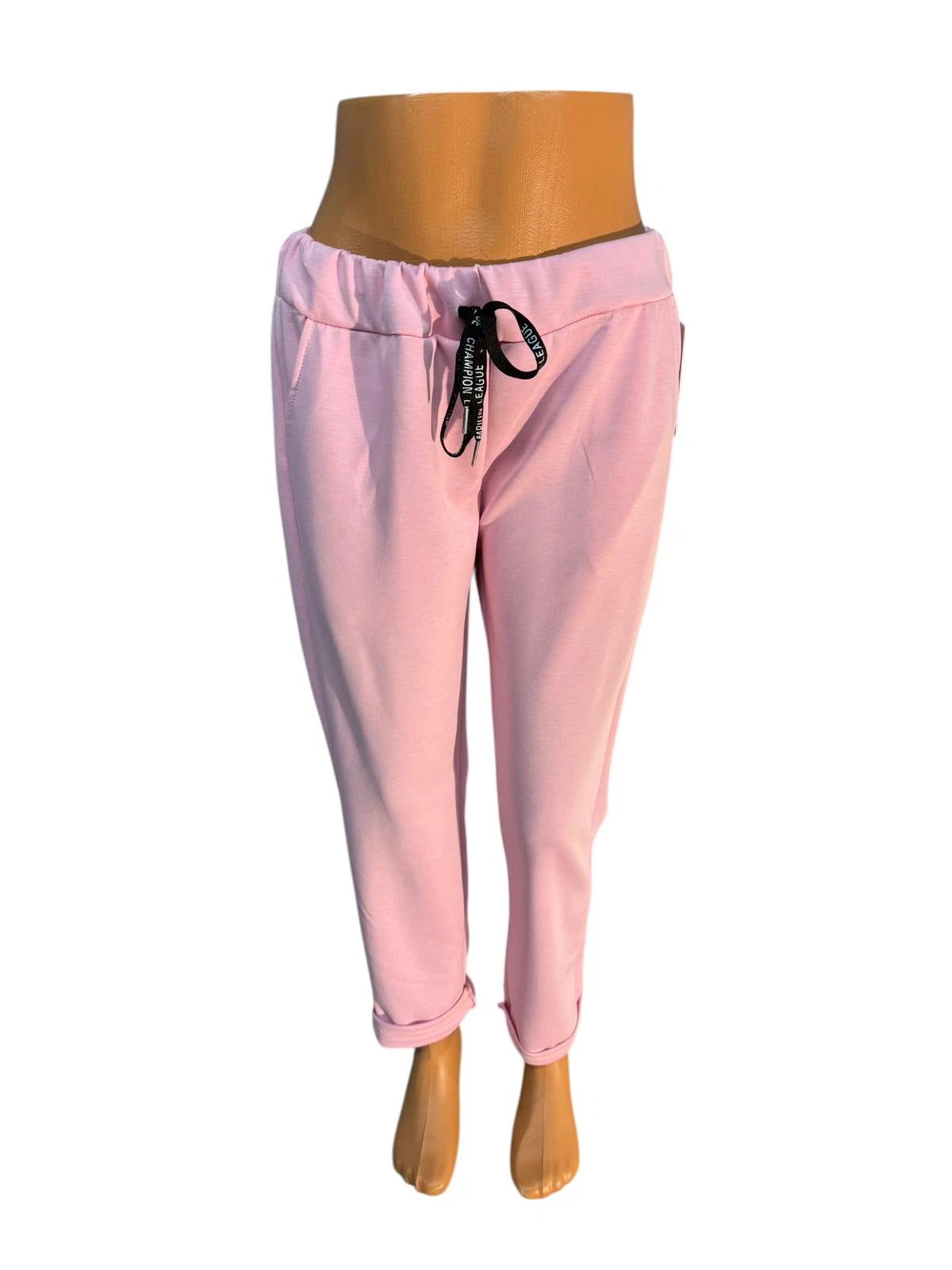 Damen Sommerhose Jogger One Size — elastisch mit Taschen